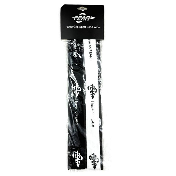 Women’s Fear0 1x Black & 1x White Workout Headband Pack - Picture 1 of 8
